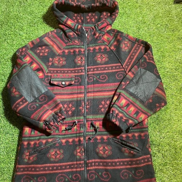 Mulberry Other - Vintage  mulberry street multicolored fleece hooded zip up jacket